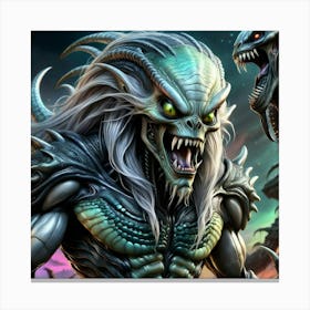 Aliens Canvas Print