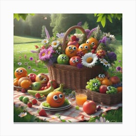 Picnic 1 Canvas Print