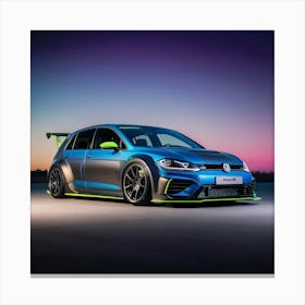 Volkswagen Golf R 7 Leinwandbild