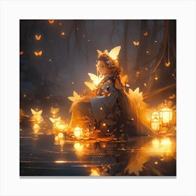 Fairy Lanterns Canvas Print