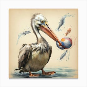 Pelican 29 Canvas Print