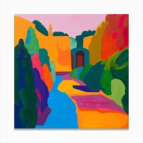 Abstract Park Collection Schnbrunn Palace Gardens Vienna 2 Canvas Print