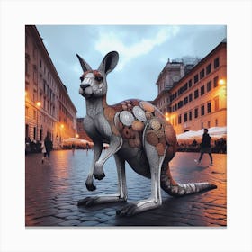 Kangaroo Canvas Print