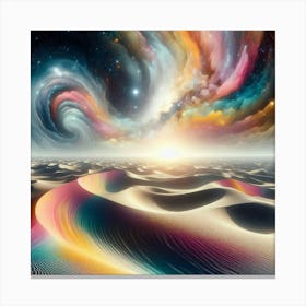 Rainbows In The Desert 2 Canvas Print