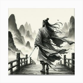 Chinese Warrior 3 Canvas Print
