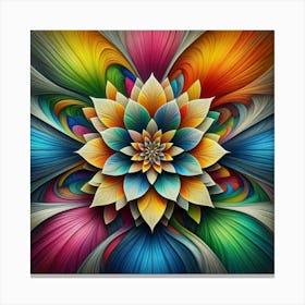 Colorful Flower Canvas Print