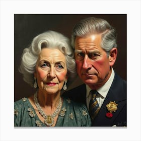 King Charles And Queen Camilla Leinwandbild