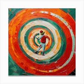 Skateboarder 2 Canvas Print