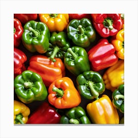 Colorful Peppers 22 Canvas Print