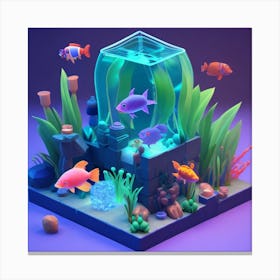 Fish Tank 1 Canvas Print