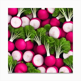 Radishes 14 Canvas Print