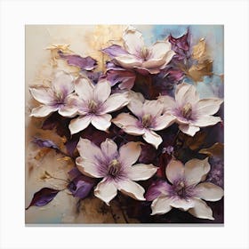 Clematis 3 Canvas Print