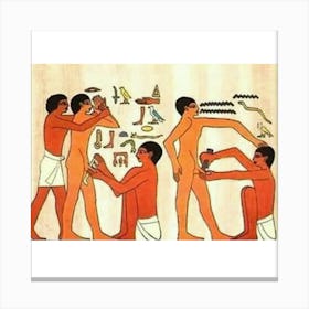 Pharaonic castration Canvas Print