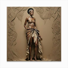 African Woman Canvas Print