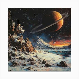 Saturn Art 1 Canvas Print