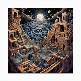 Labyrinth 1 Canvas Print