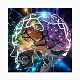 Brain In The Light Canvas Print