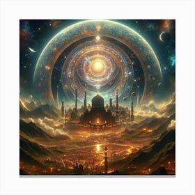 Mystical City Canvas Print