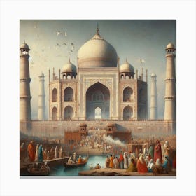 Taj Mahal 10 Canvas Print