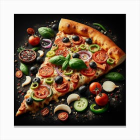 Pizza69 1 Canvas Print