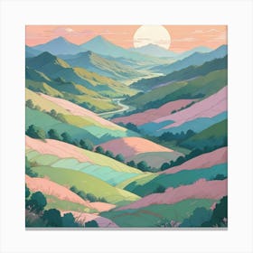 Landscape Painting 25 Canvas Print