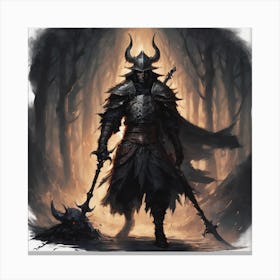 Dark Elf Canvas Print