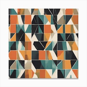 Geometric Mosaic Canvas Print