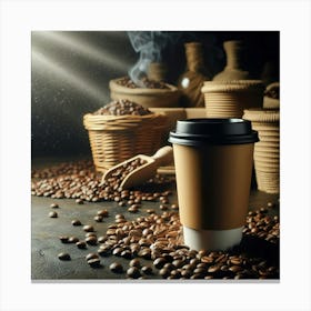 Coffee Beans Canvas Print