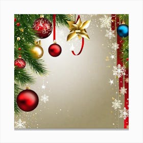 Christmas Background 1 Canvas Print