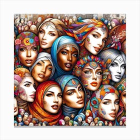 Ai Women Of The World 1 Canvas Print