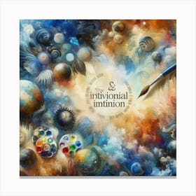 & Intentional Intuition Canvas Print