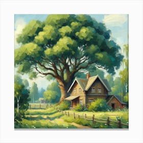 House In The Countryside 5 Canvas Print