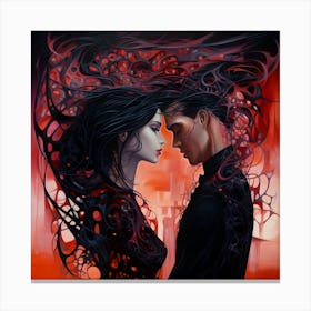 Lovers By Csaba Fikker 79 Canvas Print