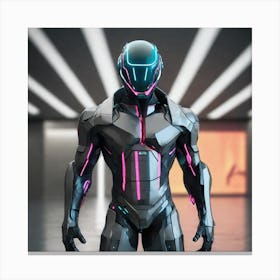 Futuristic Man 32 Canvas Print