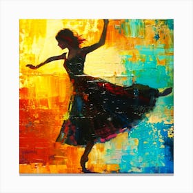 Dancing On The Edge - Dance Floor Canvas Print