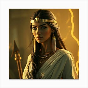 Egyptian Woman 51 Canvas Print