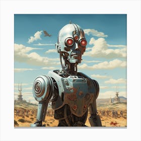 Star Wars Robot Canvas Print