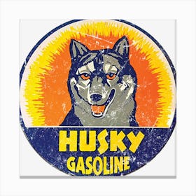 Husky Gasoline Canvas Print