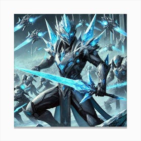 A Sci Fi Themed Depiction Of The Yin Ice Serpent S General Canvas Print