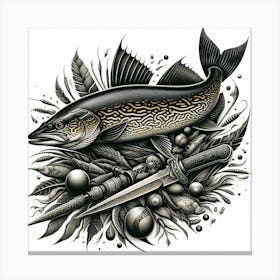 Fish of Pike 1 Canvas Print