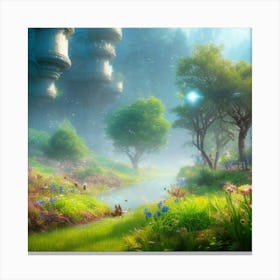 Fairytale Forest 2 Canvas Print