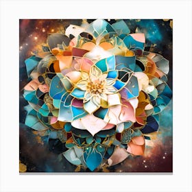 Flower Of The Universe Canvas Print