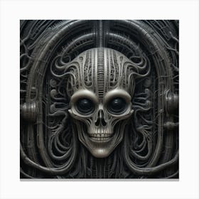 Aeon Skull art Canvas Print