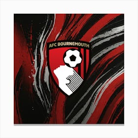 A.F.C. Bournemouth Logo Wall Arts 20 Canvas Print