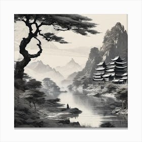 Asian Landscape 5 Canvas Print
