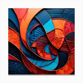 Abstract And Intricate A Captivating Design With An Interplay Of Shapes Forms And Textures That I 128781276 Canvas Print