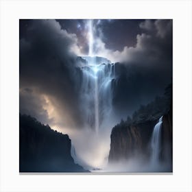 Waterfall From Heaven Canvas Print