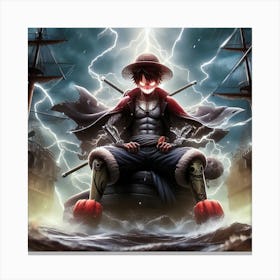 Luffy OP Canvas Print