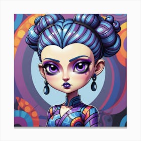 Kaleidoscope Girl Canvas Print