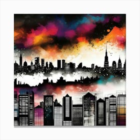 New York City Skyline 66 Canvas Print
